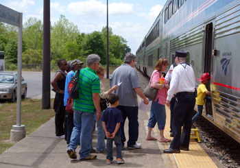 Amtrak Sunset Limited at Lake Charles